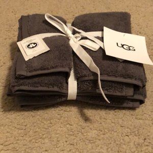 Nwt Set Of Ugg Organic Hand Towels